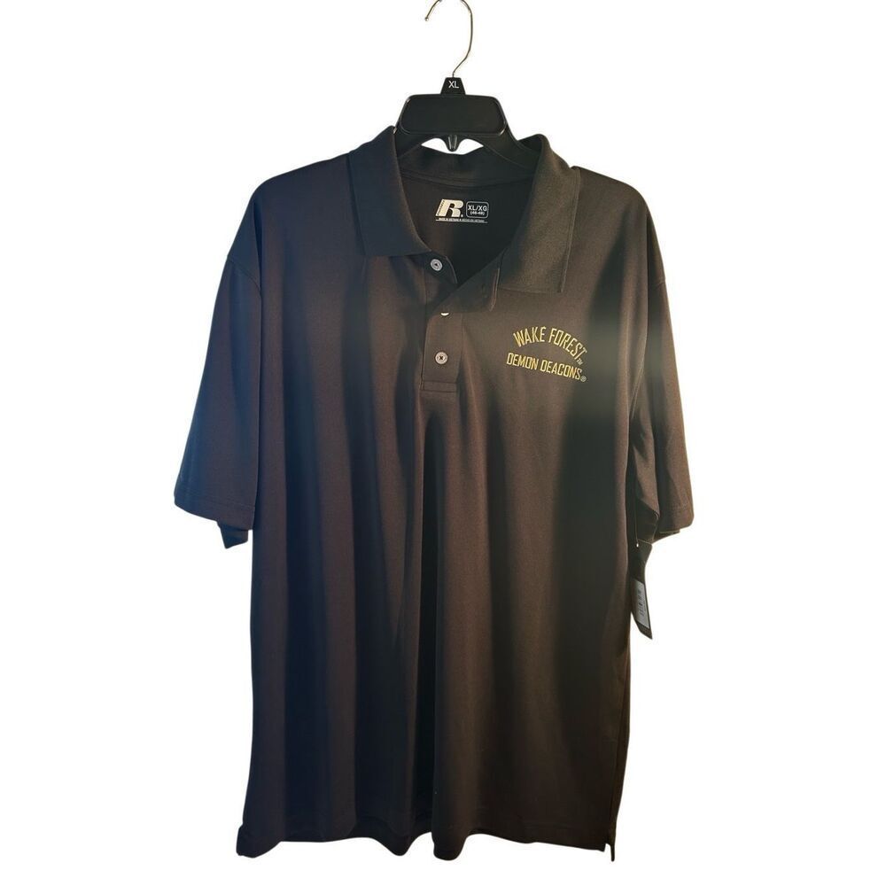 Wake Forest Demons polo new‎ xl 46-48 Black Russell